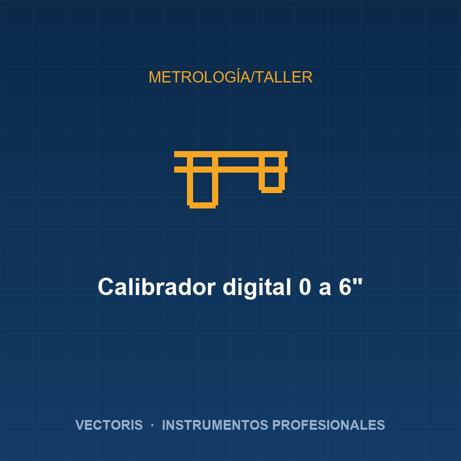 Calibrador digital 0 a 6"